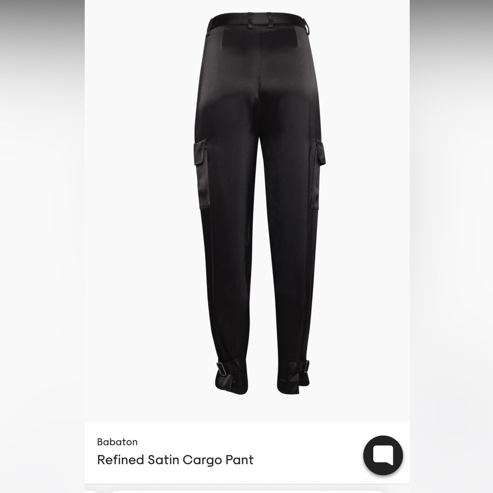 Aritzia - Refined Satin Cargo Pants Size 6